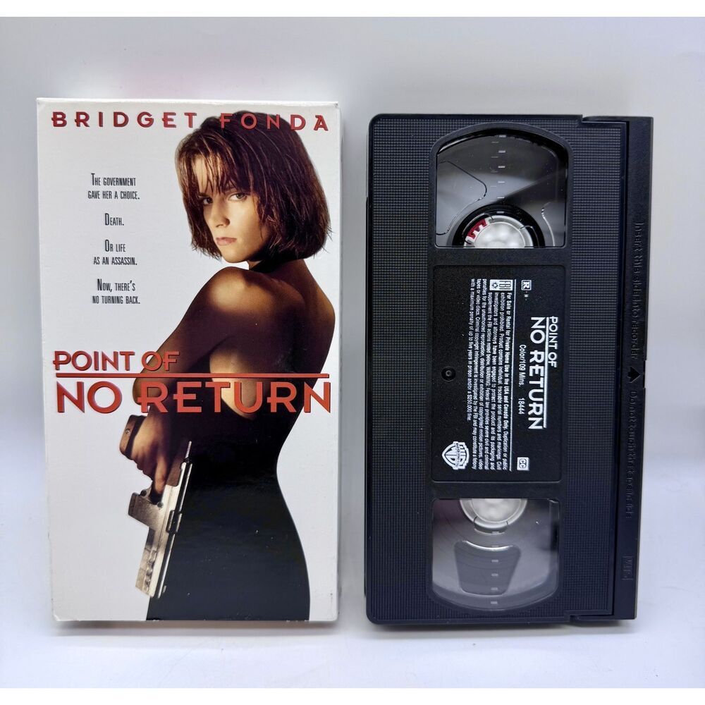 Point of No Return VHS Bridget Fonda‎ 1993 Action Hit Woman